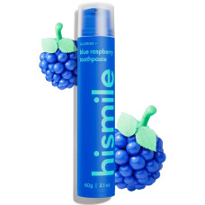 Зубна паста зі смаком блакитної малини Hismile Blue Raspberry Toothpaste, 60 г